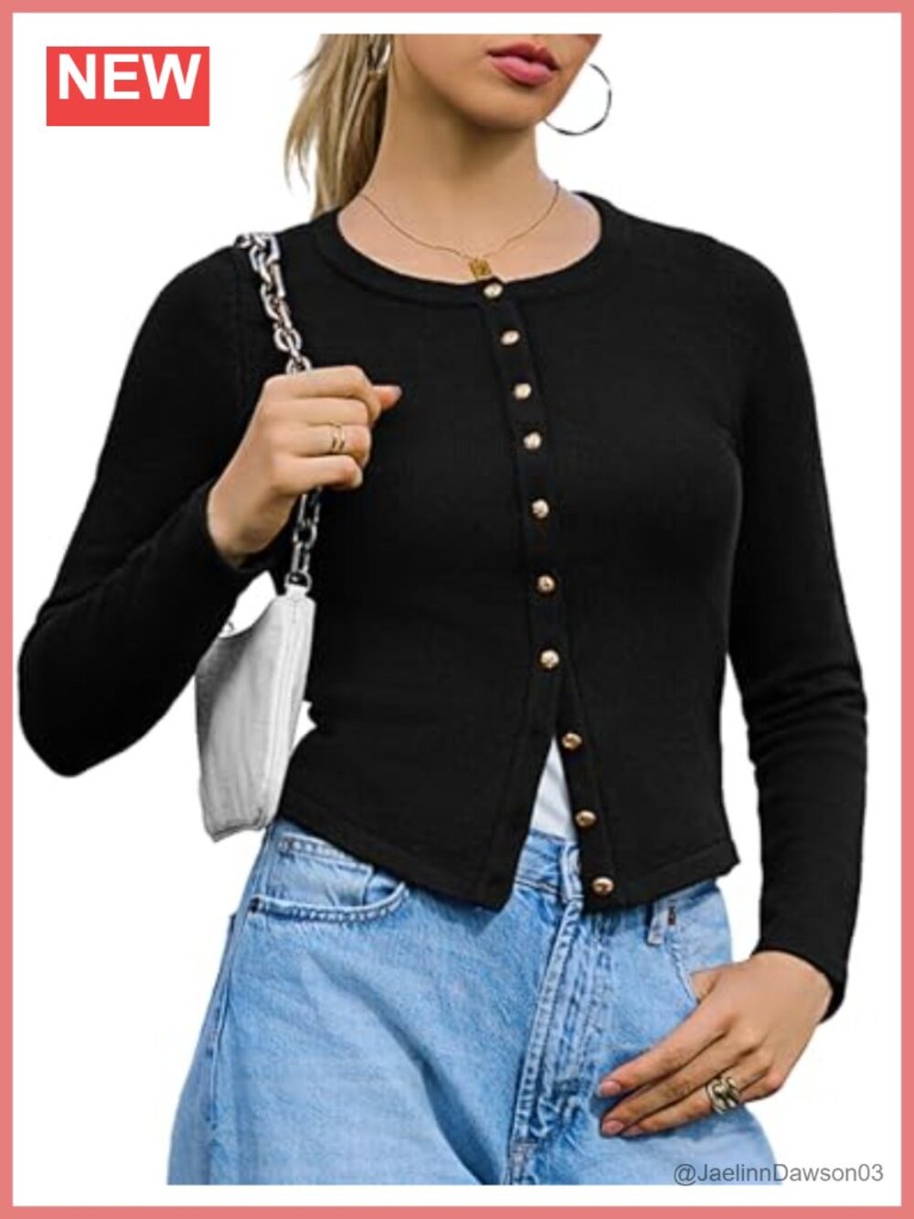 Womens Ribbed Knit Button Up Cardigan Lightweight Slim Fit Sweater